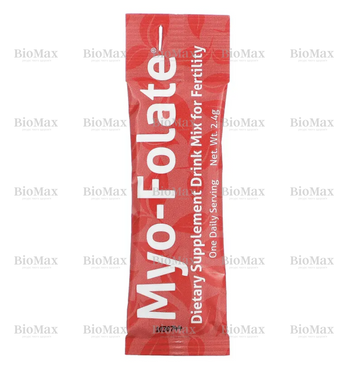 Мио-фолат для фертильности, Myo-Folate, Fairhaven Health, без ароматизаторов, 30 пакетов по 2.4 г