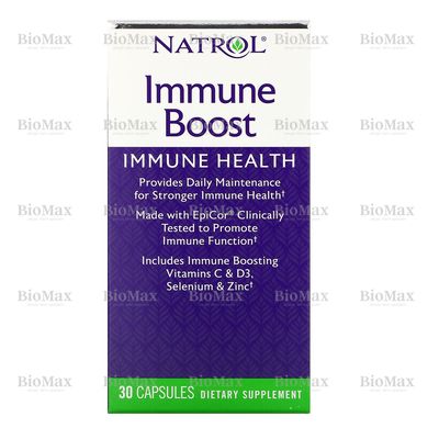 Зміцнення імунітету з епікором, Immune Boost, Natrol, 30 капсул