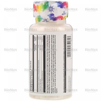Вітамін B12 + B6 фоліевая кислота, B-6 B-12 Folic Acid, KAL, 60 таблеток