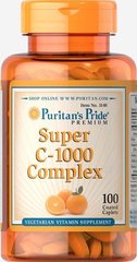 Витамин С -1000 комплекс, C-1000 Complex, Puritan's Pride, 100 капсул
