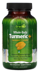 Куркумін (Whole Body Turmeric Extra), Irwin Naturals, 175 мг, 60 капсул