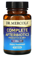 Пробіотична формула, Complete Afterbiotics, Dr. Mercola, 18 млрд КУО, 30 капсул