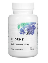 Мультивітаміни без заліза, Basic Nutrients 2 / Day, Thorne Research, 60 капсул