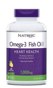 Риб'ячий жир в капсулах, Omega-3 Fish Oil, Natrol, 1000 мг, 150 капсул