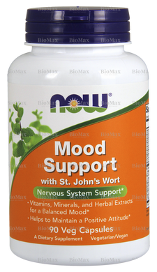Комплекс для нервной системы, Mood Support, Now Foods, 90 капсул