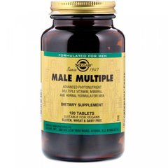 Вітаміни для чоловіків, Male Multiple, Solgar, 120 таблеток