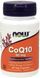 Коензим Q10, CoQ10, Now Foods, 60 мг, 60 вегетаріанських капсул