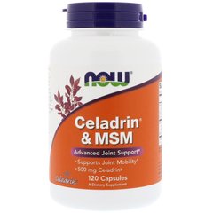 Целадрин и МСМ, Celadrin & MCM, Now Foods, 120 капсул