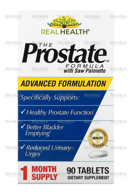 Комплекс для здоров'я простати із сереною, Real Health, The Prostate, 90 таблеток
