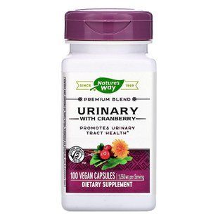 Клюква для мочевыводящих путей, Urinary with Cranberry, Nature's Way, 100 веганских капсул