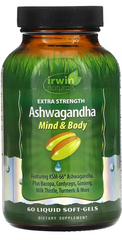 Суперпотужна ашвагандха, Extra Strength Ashwagandha, Irwin Naturals, 150 мг, 60 капсул