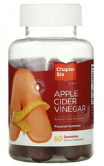 Яблочный уксус сидровый, Apple Cider Vinegar, Chapter Six, 60 жевательных конфет