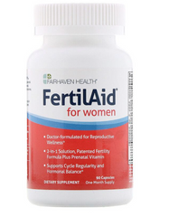 Вітаміни для зачаття, FertilAid for Women, Fairhaven Health, 90 капсул