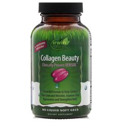 Коллаген для красоты, Collagen Beauty, Irwin Naturals, 80 капсул