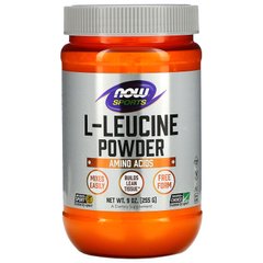 L-лейцин порошок, L-Leucine Powder, Now Foods, 255 г