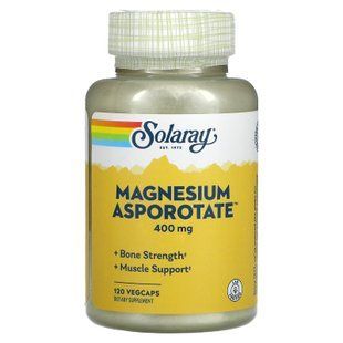 Магній аспоротат, Magnesium Asporotate, Solaray, 120 капсул