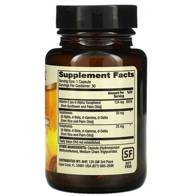 Вітамін Е, Vitamin E, Dr. Mercola, 134 мг, 30 капсул
