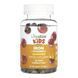 Залізо з вітаміном C для дітей, Kids Iron + Vitamin C Gummies, Lifeable, смак винограду, 10 мг, 60 жувальних цукерок