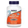 Ультра Омега 3 + вітамін Д-3, Д3, 600 ЭПК / 300 ДГК,  Ultra Omega 3-D, Now Foods, 90 капсул