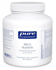 Полівітамінний та мінеральний комплекс для чоловіків 40+, Men's Nutrients, Pure Encapsulations, 180 капсул