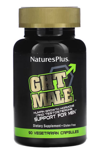 Підсилювач тестостерону для чоловіків, GHT Male For Men, Nature's Plus, 90 капсул