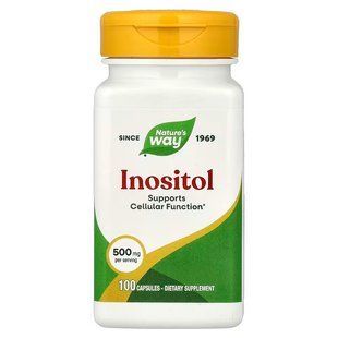 Інозитол, Inositol, Nature's Way, 500 мг, 100 капсул