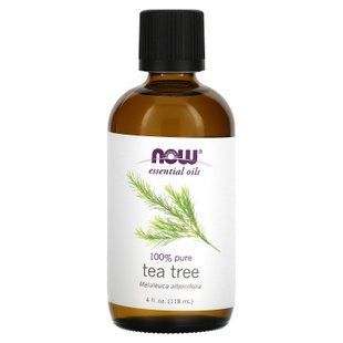 Олія чайного дерева, Tea Tree, Now Foods, Essential Oils, 118 мл.