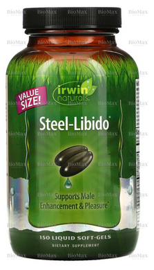 Вітаміни для лібідо чоловіків (Steel-Libido), Irwin Naturals, 150 капсул