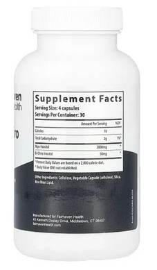 Мио-инозитол + D-хиро инозитол, Myo + D-Chiro Inositol, Fairhaven Health, 120 капсул