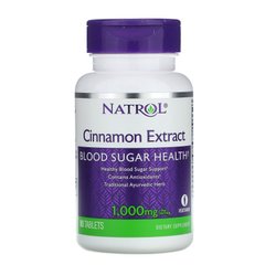 Экстракт корицы, Cinnamon extract, Natrol, 500 мг 80 таблеток
