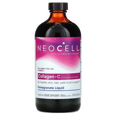 Колаген і гранат, Collagen +C Pomegranate, Neocell, рідкий, 473 мл