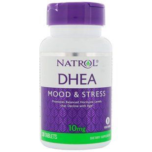 Дегідроепіандростерон, DHEA, Natrol, 10 мг, 30 таблеток