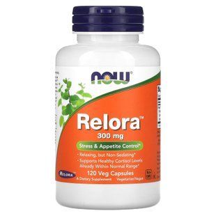 Снижение кортизола, Relora, Now Foods, 300 мг, 120 вегетарианских капсул