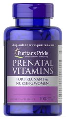 Витамины для беременных, Prenatal Vitamins, Puritan's Pride, 100 капсул