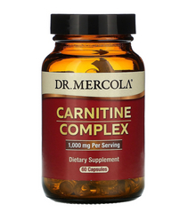 Карнітіновий комплекс, Carnitine Complex, Dr. Mercola, 1000 мг, 60 капсул