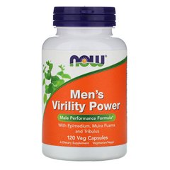 Репродуктивное здоровье мужчин, Men's Virility Power, Now Foods, 120 капсул