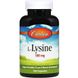 L-Лизин, L-Lysine, Carlson Labs, 500 мг, 100 капсул