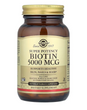 Биотин, Biotin, Solgar, 5000 мкг, 50 капсул