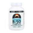 Комплекс вітамінів групи B, B-50 Complex, Source Naturals, 50 мг, 50 таблеток