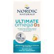 Рыбий жир омега D3, Ultimate Omega-D3, Nordic Naturals, лимон, 60 гелевых капсул (640 мг в 1 капсуле)