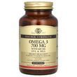 Омега-3, рыбий жир, Omega-3, EPA & DHA, Solgar, двойная сила, 700 мг, 60 гелевых капсул