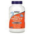 Ультра Омега 3 + вітамін Д-3, Д3, Ultra Omega 3-D, Now Foods, 600 ЭПК / 300 ДГК, 180 капсул