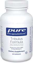 Трибулус (формула), естественный уровень тестостерона, Tribulus Formula, Pure Encapsulations, 90 капсул