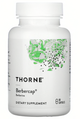 Берберин, Berbercap, Thorne Research, 200 мг, 60 капсул