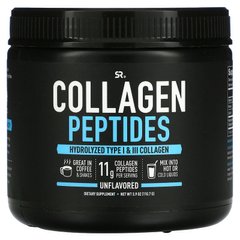 Коллаген, Коллагеновые пептиды, Collagen Peptides, Sports Research, безвкусно, 110.7 г