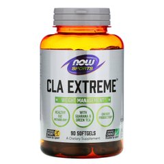Конъюгированная линолевая кислота, CLA Extreme, Now Foods, 750 мг 90 капсул