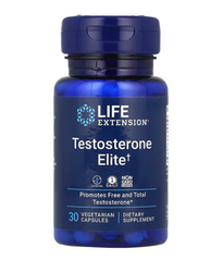 Добавка для підтримки рівня тестостерону, Testosterone Elite, Life Extension, 30 вегетаріанських капсул