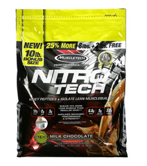 Сывороточный изолят для наращивания сухой мышечной массы (Nitro Tech Whey Isolate Lean Muscle Builder) 4.54 кг со вкусом молочного шоколада