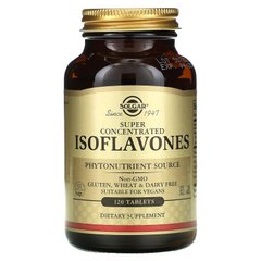 Соевые Изофлавоны, Isoflavones, Solgar, 120 таблеток