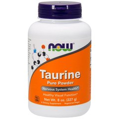 Таурин, Taurine, Now Foods, 227 грамм